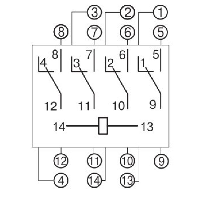 Проміжне реле E.Next e.control.p344 3А 24В АC (i.my4.24ac)