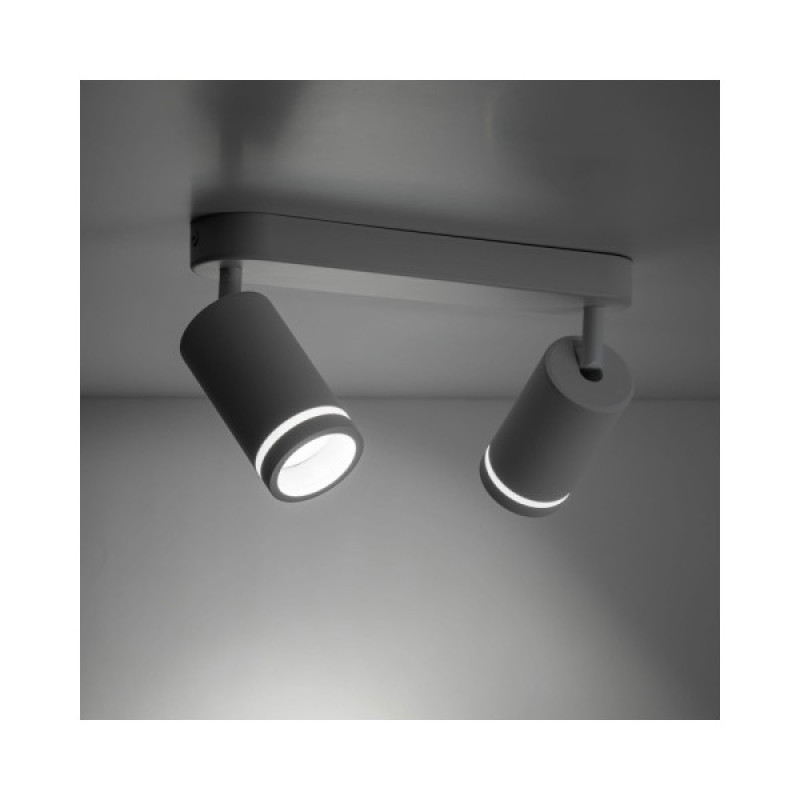 Светильник поворотный, спот TK Lighting 6913 Jet GU10 2x10W IP20 Белый