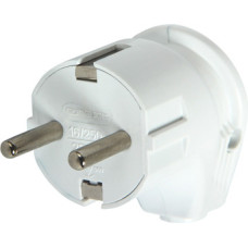 Угловая вилка E.Next e.plug.angle.007.16 16А с заземлением белая (s9100004)