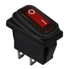 Переключатель TNSy KCD3-101WN R/B с подсветкой IP54 красный (TNSy5500847)