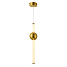 Подвесной светильник, люстра Italux PND-16357-CA-1 Halling LED 1x13.3W 3000K 1215Lm IP20 золотой