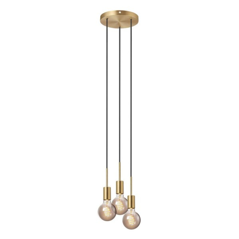 Подвесной светильник, люстра Nordlux 2112063035 Paco E27 3x25W IP20 латунный
