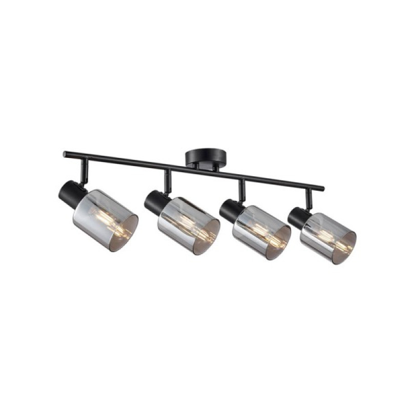 Светильник поворотный, спот Italux SPL-65342-4-BK-SG Santia E14 4x40W IP20 черный