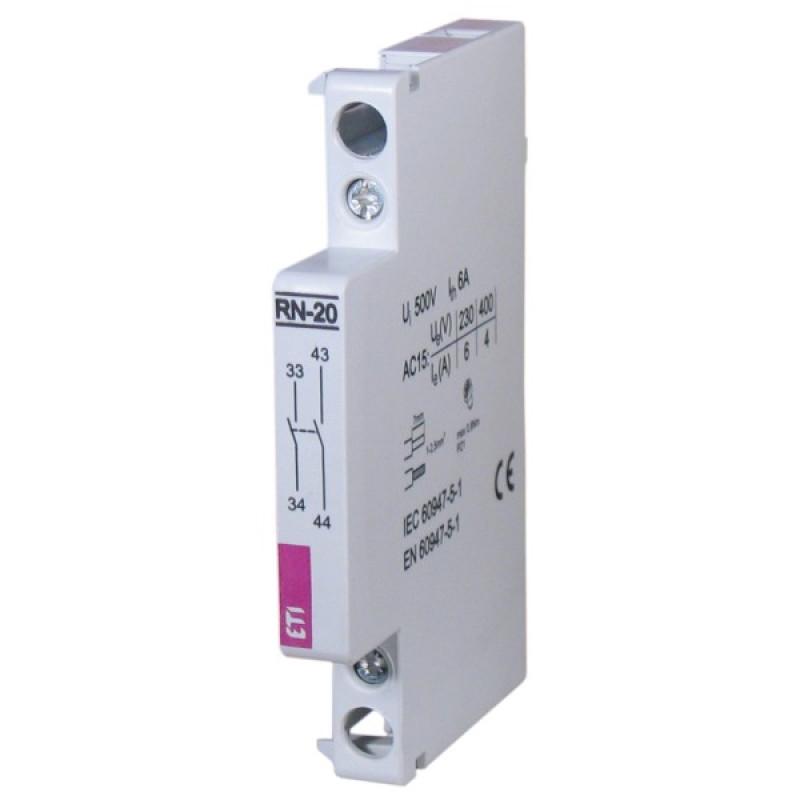 Блок-контакт ETI 002464068 RN-20 (2NO) (для типа RA/RD)