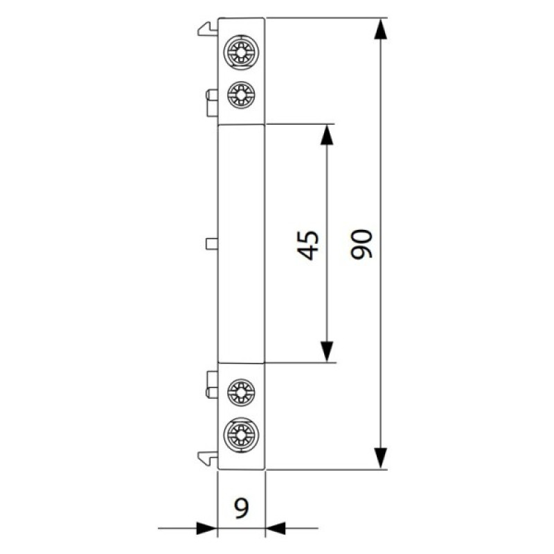 Блок-контакт ETI 002464068 RN-20 (2NO) (для типа RA/RD)