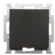 Однокнопочный выключатель ABB Basic 55 2CKA001012A2174 2006/1 UC-95-507 (черный шато)