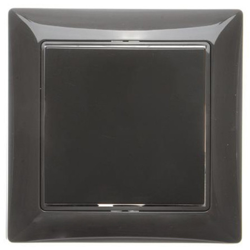 Однокнопочный выключатель ABB Basic 55 2CKA001012A2174 2006/1 UC-95-507 (черный шато)