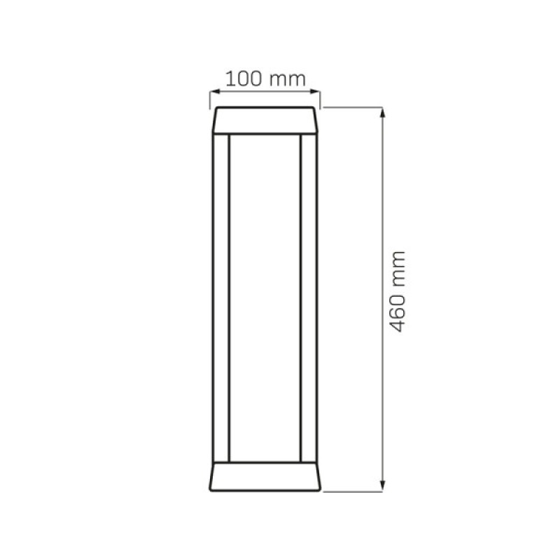 Вуличний світильник на сонячній батареї Goldlux 330291 Palermo LED 6500K IP44 чорний