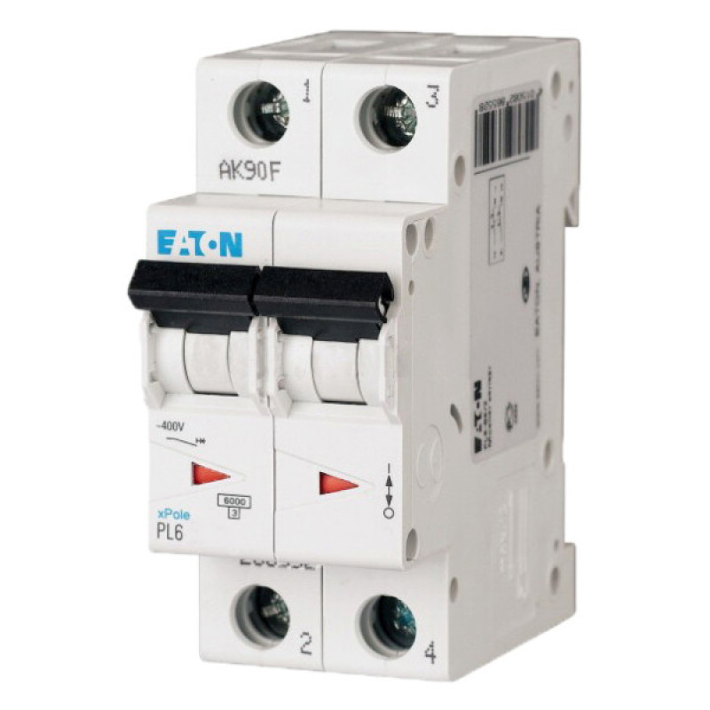 Автомат захисту мережі Eaton PL6-C20/2