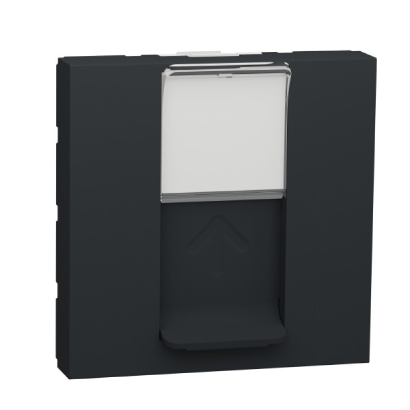 Центральна плата Schneider Electric Unica New NU946154 RJ45 2м антрацит