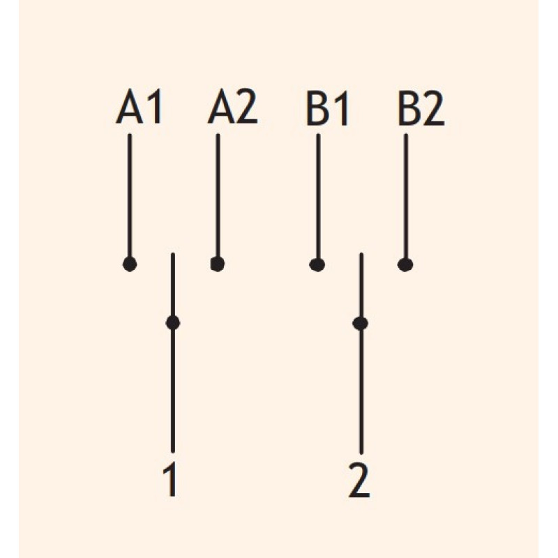 Кулачковый переключатель ETI 004773113 CS 25 52 U (2p «1-0-2» 25A)