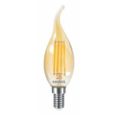 Филаментная лампа Maxus C37 FM-T 220Вт E14 Golden (1-MFM-731)