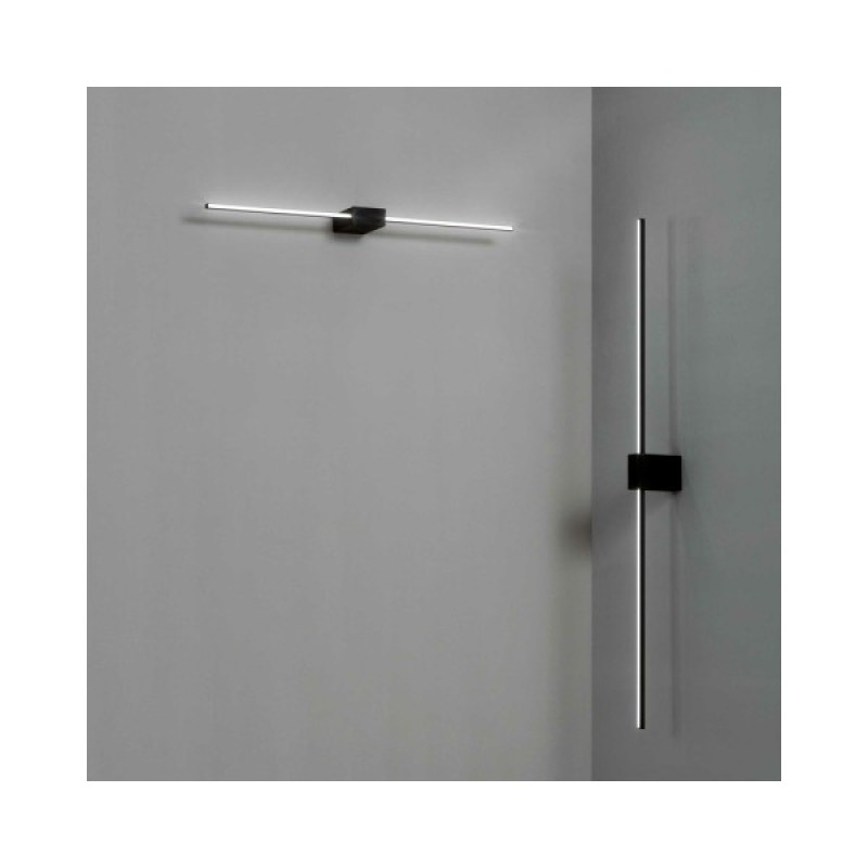 Бра, настінний світильник Ideal Lux 311784 Theo Led 1x20.5W 3000K 1350Lm IP20 Bk