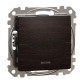 Переключатель Schneider Electric Sedna Design & Elements с подсветкой венге SDD181106L