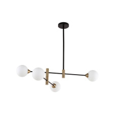 Люстра Italux PND-9148-4-OPAL Marino G9 4x25W IP20 черная
