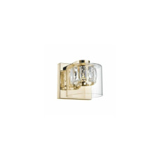 Бра, настенный светильник Zuma Line W0389-01A-F7AC Gem LED 1x5W 3000K 450Lm IP20 золотой (5905316601734)