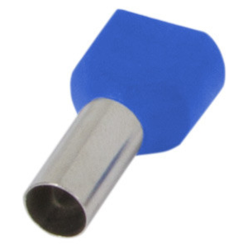 Изолированный наконечник E.Next e.terminal.stand.te.2.0.75.blue 2x0,75 кв.мм голубой (s4037002)