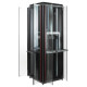 Шкаф Mirsan MR.GTV42U61DE.01 GTV 19" 42U 600x1000 (черный) RAL 9005