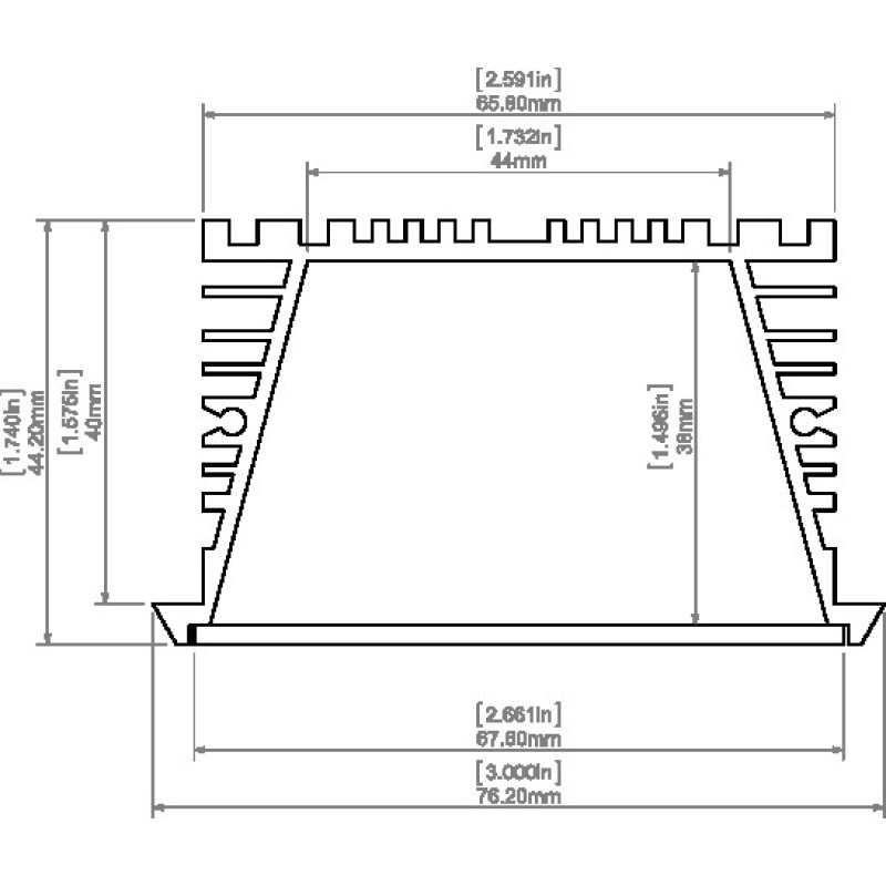 LED-профиль KLUS SEKOMA, 2 метр (KLUS_A06595A_2)