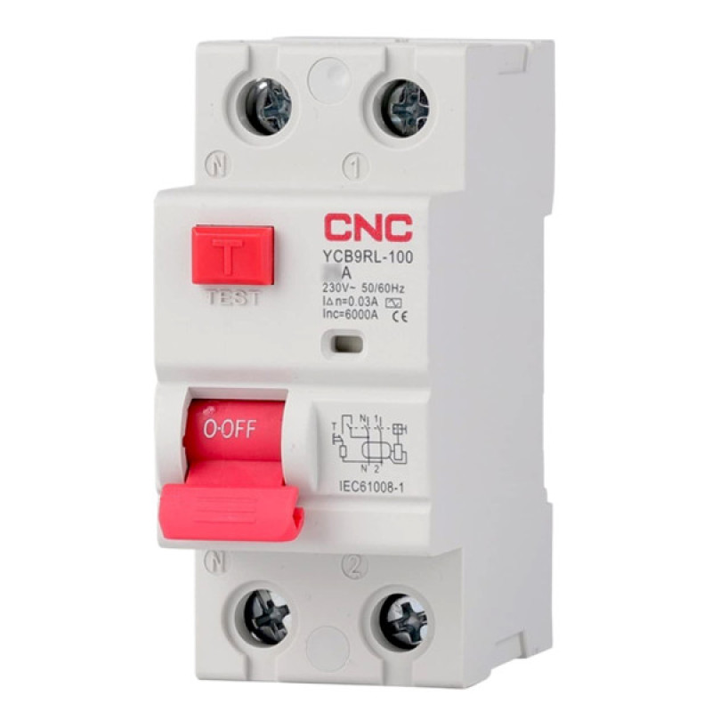 ПЗВ CNC YCB9RL-100 40А 1Р+N 6кА 30мА (Б00041358)