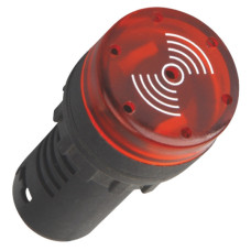 Звуковой сигнализатор TOSUNlux AD22-22M/R Ø22мм AC/DC 24В красный (6940151020066)