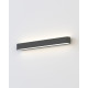 Бра, настінний світильник Nowodvorski 7528 Soft LED T8LED 1x11W 3000K 1700Lm IP20 графітовий