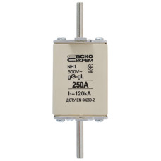 Запобіжник Аско-Укрем NH1 250A gG (A0050010032)