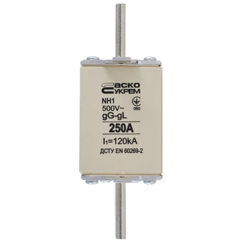 Запобіжник Аско-Укрем NH1 250A gG (A0050010032)