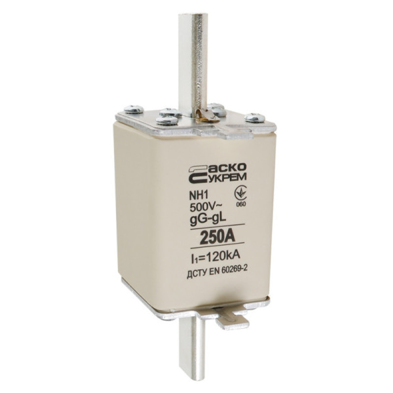 Запобіжник Аско-Укрем NH1 250A gG (A0050010032)