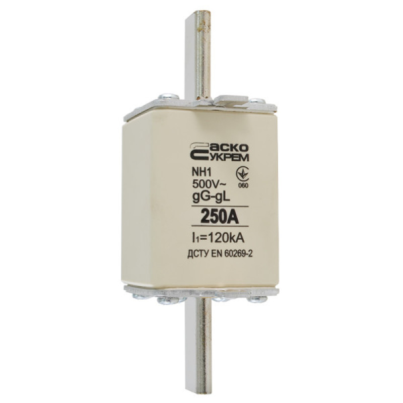 Запобіжник Аско-Укрем NH1 250A gG (A0050010032)