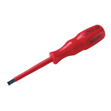 Диэлектрическая отвертка Wiha W06182 SL 4,0х100 Proturn 1K CrVMo