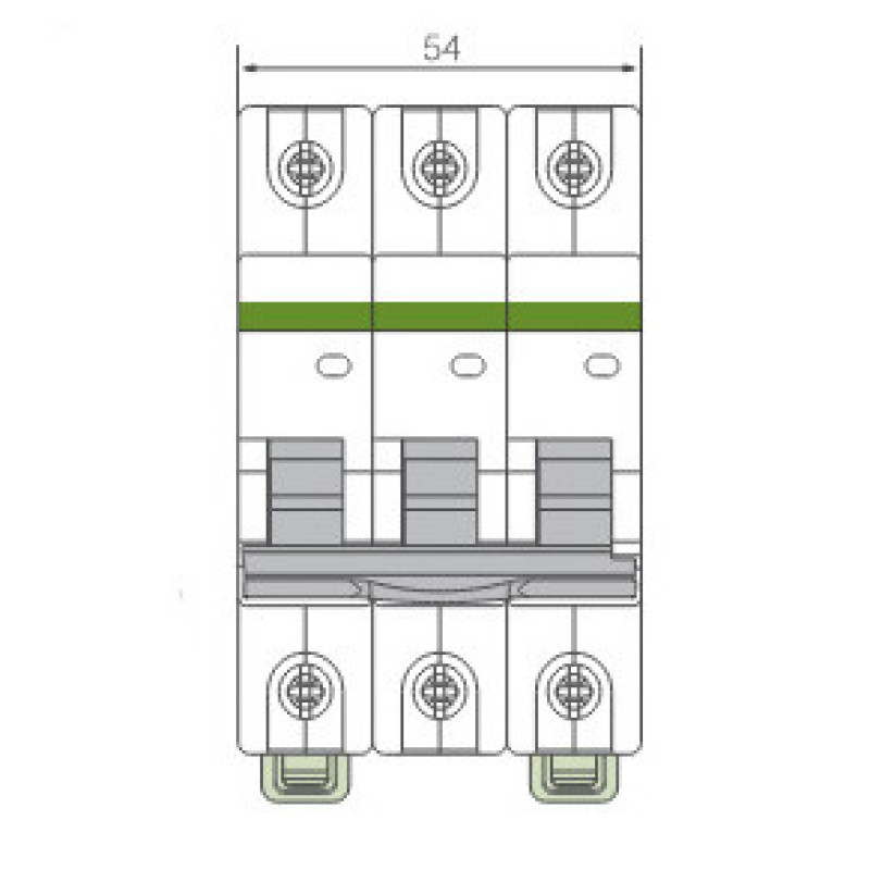 Автоматический выключатель NOARK Ex9BS 3P B40 40А 4,5кА B (102083)