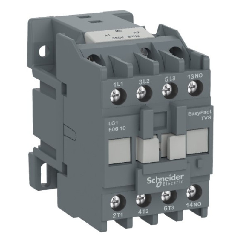 Контактор Schneider Electric LC1E0610M5 3Р Е 1NO 6А АС3 220В