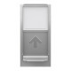 Одинарная компьютерная розетка Schneider Electric NU341430 RJ45 cat.6 UTP с полем для надписи 1М (алюминий)