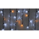 Вулична LED гірлянда Delux EN ICICLE 75LED (90015182) 2x0,7м 18 миготливих жовтих діодів IP44 чорний шнур