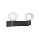 Бра, настенный светильник Goldlux 336026 Pola G9 2x5W IP44 черный