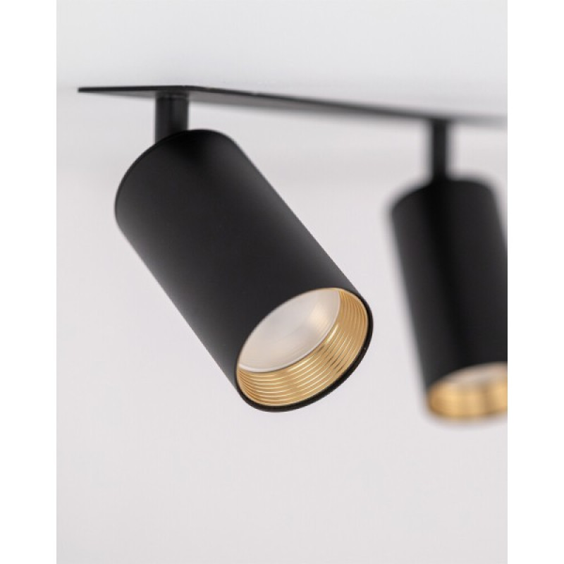 Светильник поворотный, спот TK Lighting 10807 Amis GU10 2x10W IP20 черный
