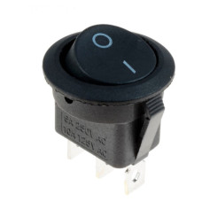 Переключатель TNSy KCD1-8-102 B/B круглый черный (TNSy5500745)