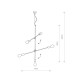 Підвісний світильник Nowodvorski 39076 Sticks E27 5x60W IP20 Gold