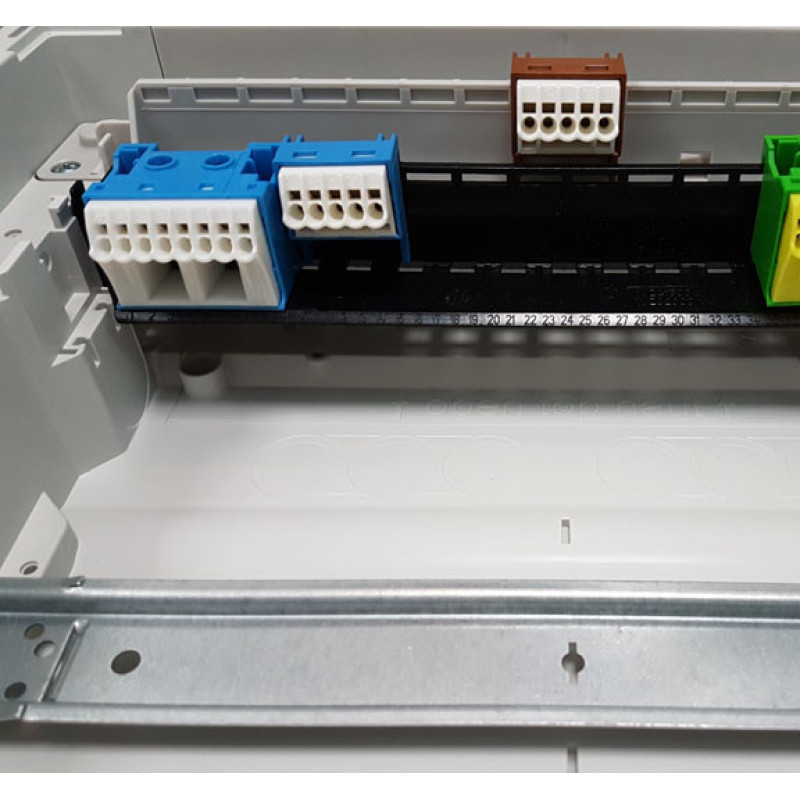 N-клемма QiuckConnect Hager VZ455N для щитов Volta (в комплекте 10шт)