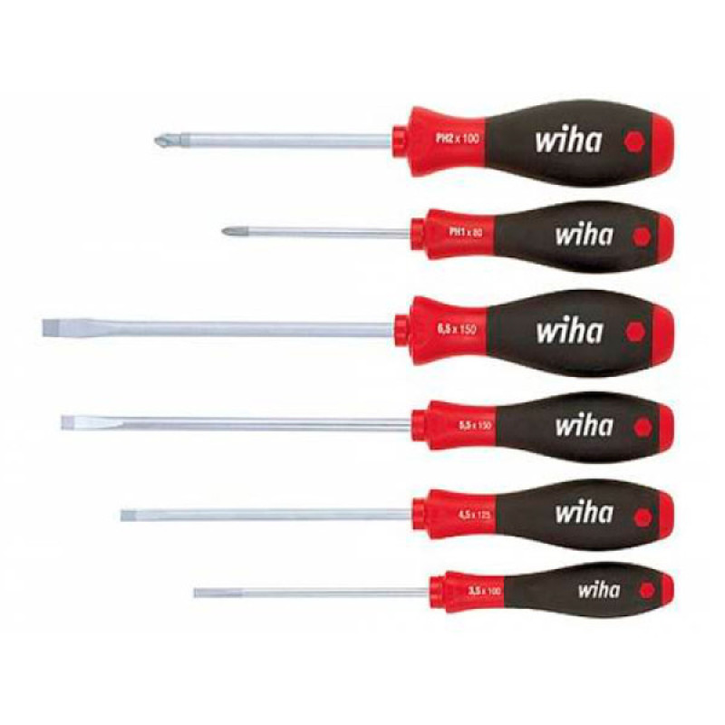 Набор отверток Wiha W07152 SoftFinish/Phillips (6шт)