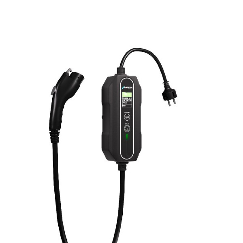 Однофазна зарядна станція для електромобіля Ampera Smart AS101 16A Type 2 кабель 5м