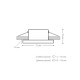 Точечный светильник MJ-Light MJ12044 Tiko GU5.3 1x10W IP20 золотой