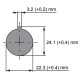 Сигнальний індикатор NOARK Ex9IL 2C g виступаючий 230В AC зелений (105484)