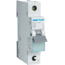 Автоматический выключатель Hager MCS140 QC 6кА C 40A 1P