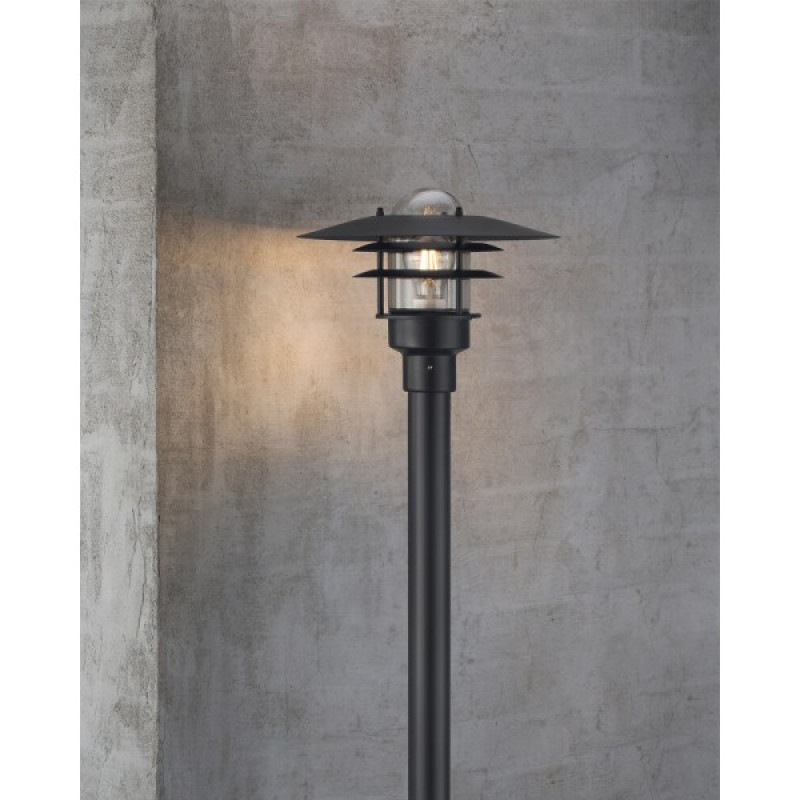 Вуличний світильник Nordlux 71428003 Lonstrup E27 1x60W IP44 чорний