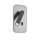 Бра, настенный светильник Italux WL-83957-1-GR Doria LED 1x8W 3000K 559Lm IP20 серый