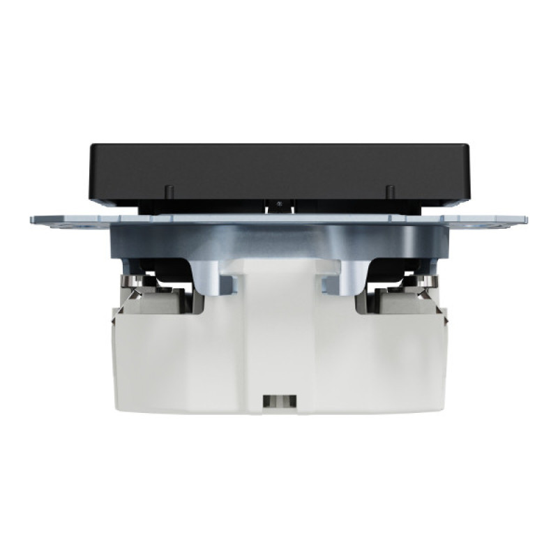 Механизм розетки SCHUKO Merten System M Ocean Plastic MEG2301-0403 (черный матовый)