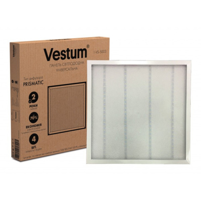 LED панель Vestum 1-VS-5003 Prisma 36Вт 600x600 6500K 220В
