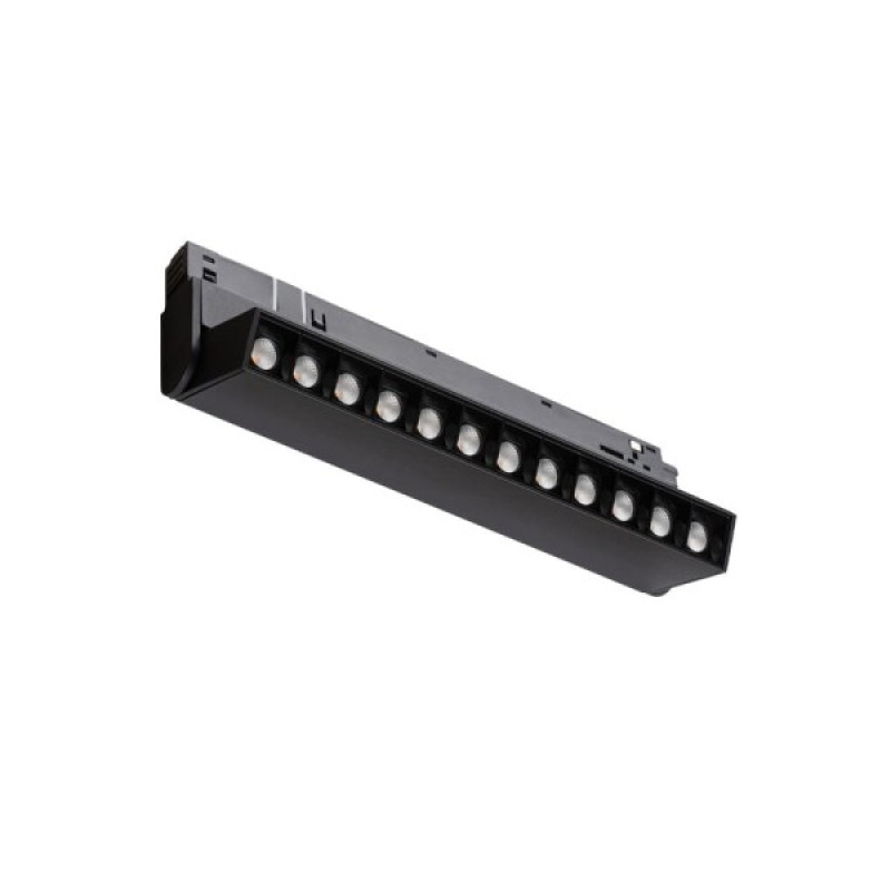 Магнитный трековый светильник Nowodvorski 10646 LVM Focus Out LED 1x9W 4000K 880Lm IP20 черный
